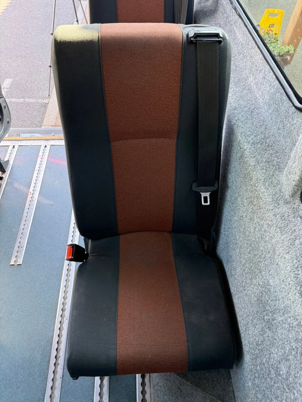 Minibus seats before cleaning – vehicle seat upholstery cleaning in Haverhill by Dons Cleaning Services (photo 3)
