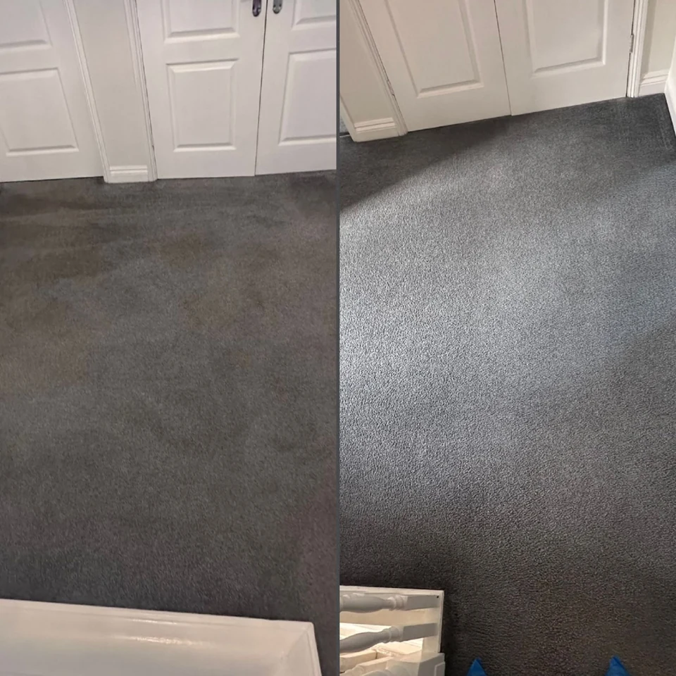 Carpet before and after comparison – carpet cleaning in Haverhill by Dons Cleaning Services (photo 13)