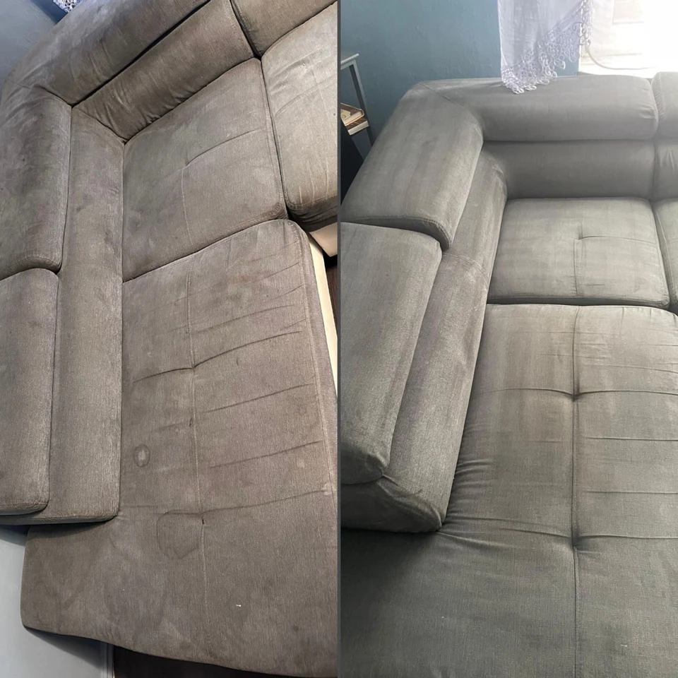 Sofa before and after comparison – sofa cleaning in Haverhill by Dons Cleaning Services (photo 14)