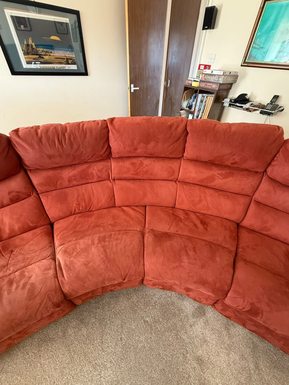 Sofa before cleaning – sofa cleaning in Haverhill by Dons Cleaning Services (photo 3)